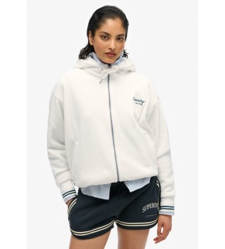 Sudadera con Capucha de Terciopelo Country Club blanco