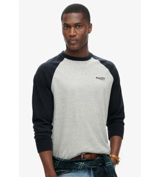 Essential Logo Baseball T-Shirt grey