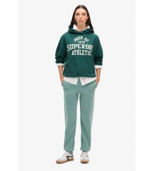 Pantaln Jogger de bajos elsticos con logotipo Essential azul