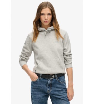 Sweat  capuche avec logo Gris essentiel