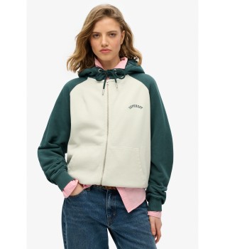 Sudadera Essential Logo verde