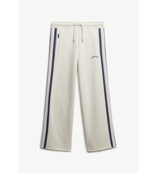 Pantaln Essential Jogger Logo blanco roto