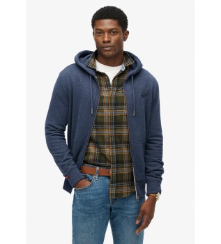 Sudadera Essential Zip marino