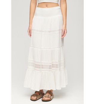 Długa spódnica Ibiza biała