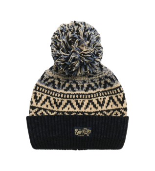Gorro de malha com estampado da Marinha