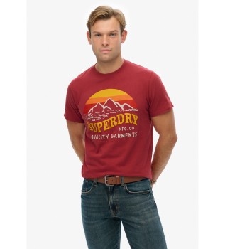 T-shirt descontrada Great Outdoors vermelha