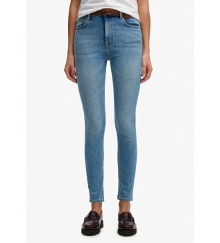 High Rise Skinny blue jeans