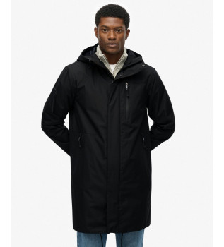 Tech Fishtail Parka czarny