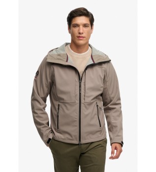 Giacca Softshell Trekker color talpa
