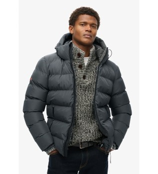 Športna puhovka siva