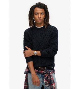 Pulver de malha entranada Jacob Navy