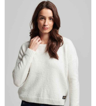 Essential trje med rund hals hvid