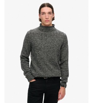 Gray 90S Roll Jersey Sweater
