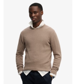Pull Essentials en coton marron