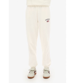 Pantalon Jogger Athletic Essential blanc cass