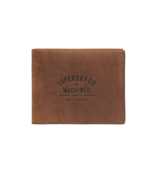 Leren portemonnee Goederen bruin