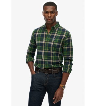 Camicia da boscaiolo verde