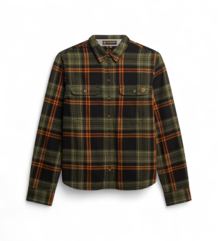 Camicia da boscaiolo multicolore