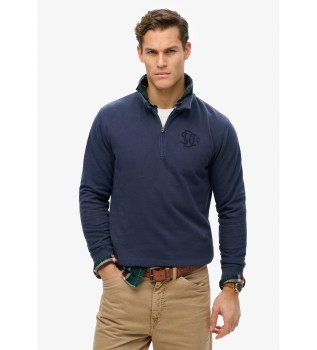 Merchant Quarter marine sweatshirt met rits