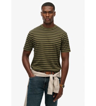 Merchant Stripe T-shirt green