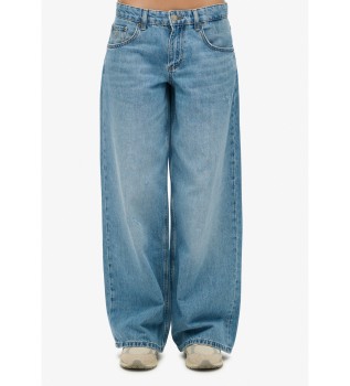 jeans Mid Rise Baggy blue