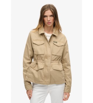 Casaco militar forrado M65 bege