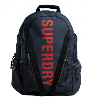 Sac à dos en toile avec graphisme Mountain navy