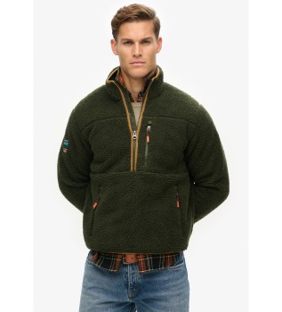 Half Zip Fleece Outdoor green