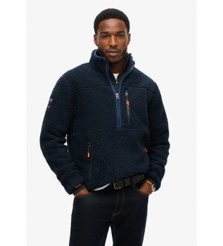 Outdoor Fleece Half Zip marinbl�