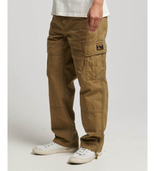 Loose cargo trousers green