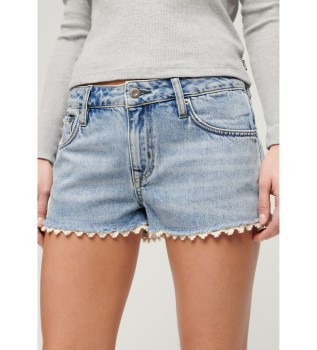 Denim-Shorts Hot Blue