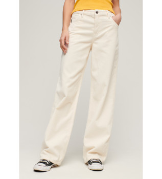 Pantaln de pana Vintage blanco