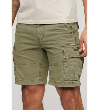 Pantaloncini cargo pesanti verdi