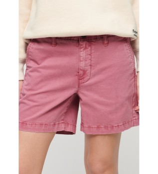 Short chino classique rose