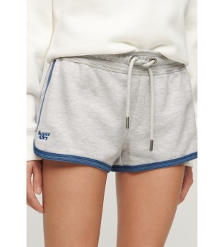 Kratke hlače z logotipom Racer sive barve