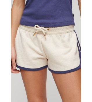Logo Racer Shorts beige