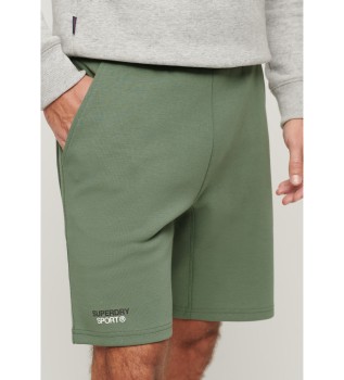 Sport Tech logo shorts green