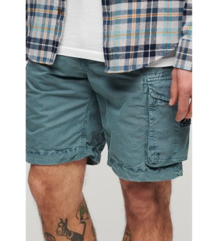 Short bleu lger en parachute