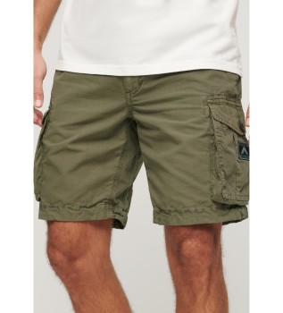 Lightweight parachute shorts green