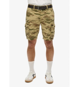 Pantaloncini leggeri stile paracadute marroni