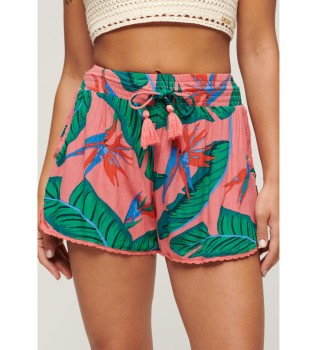 Short de plage rose