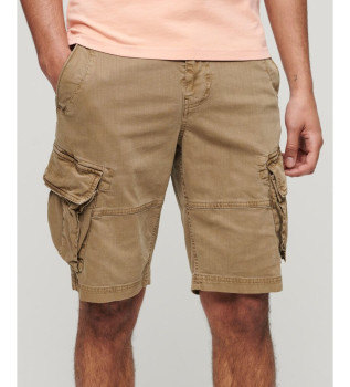 Pantalón corto tipo cargo Core marrón