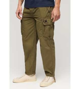 Parachute green baggy trousers