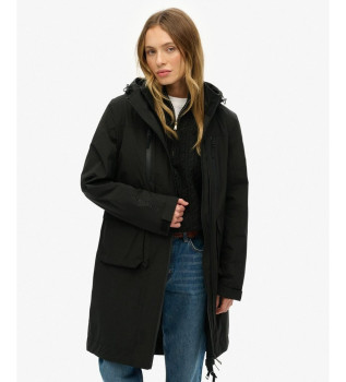 Longline Parka svart