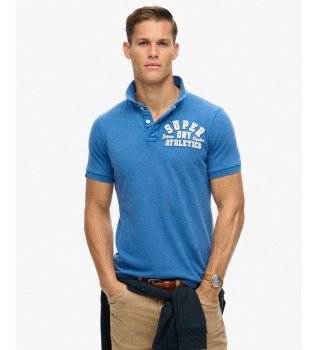 Vintage Athletic blue polo shirt