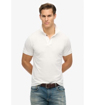 Koszulka polo City biała piqué