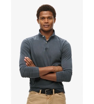 Gebreide polo met lange mouwen van Studios navy