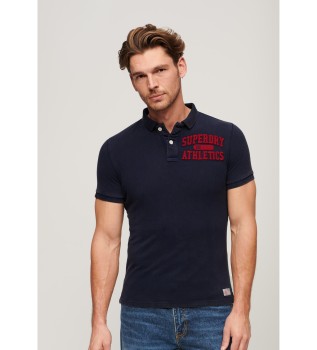 Polo Vintage Athletic marino