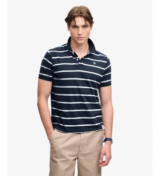 Polo Vintage Stripe granatowe