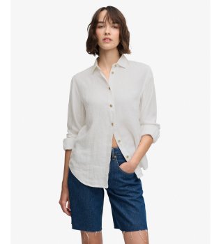 Chemise Premium en Lin blanc